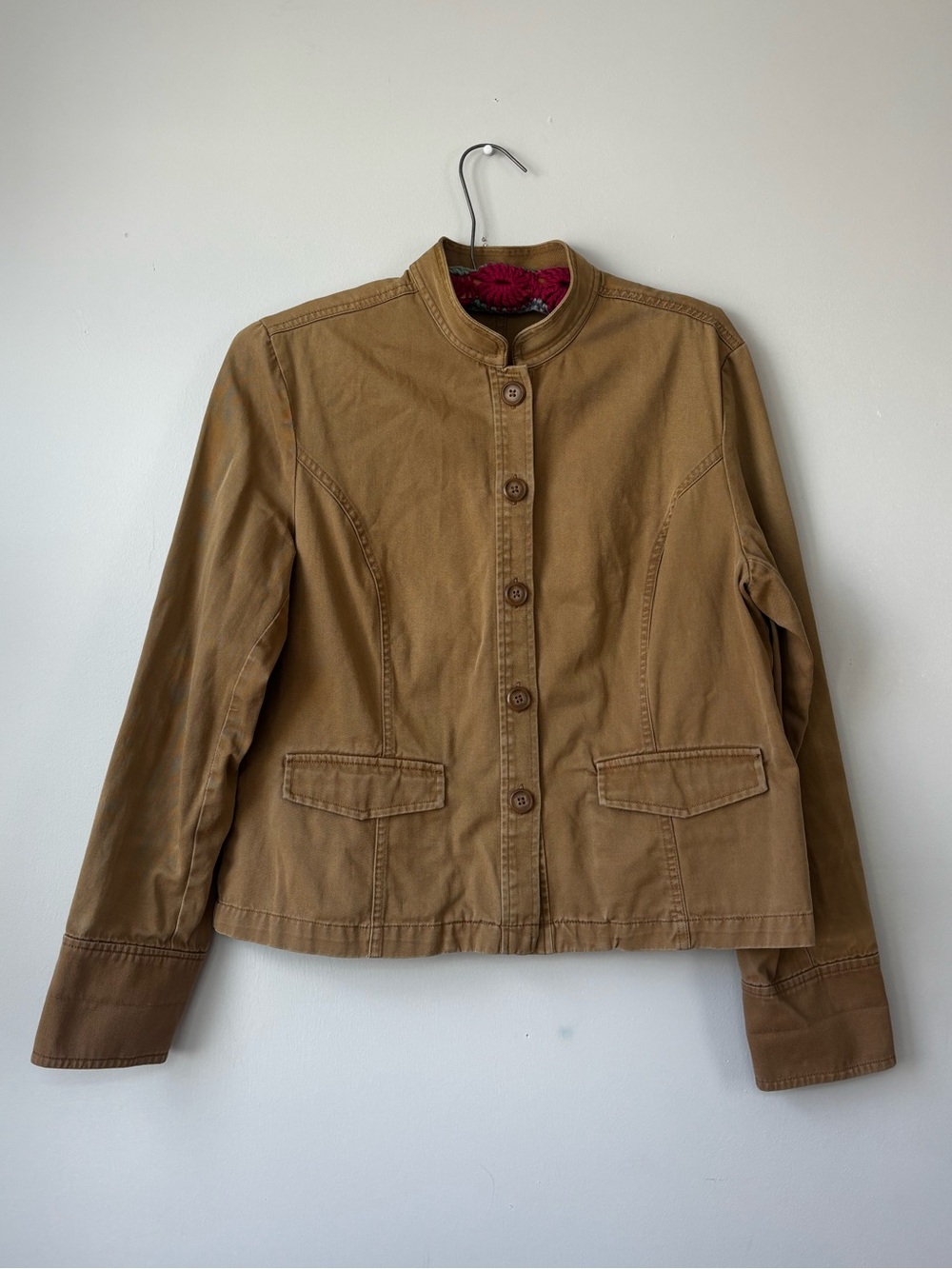 Y2K Tan Military Blazer